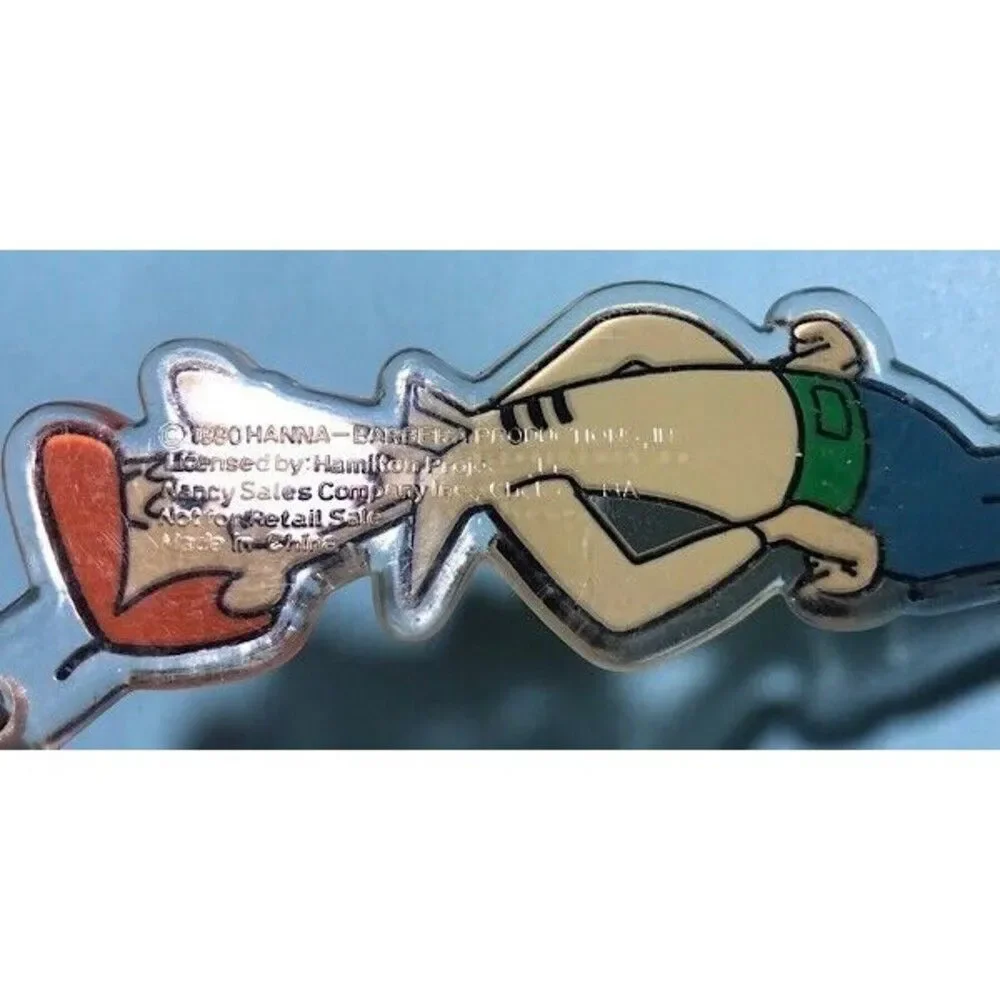 Vintage ©1990 Hanna-Barbera GEORGE JETSON KEYCHAIN Animated CARTOON Dad